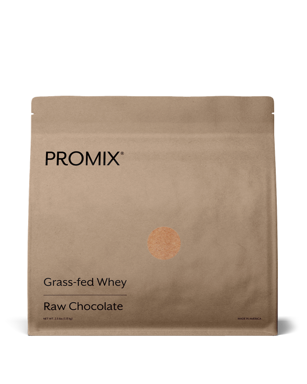 Promix Raw Chocolate Whey Protein Powder | 2.5 LB Bag