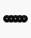 Standard Black Bumper Plates 260lb 