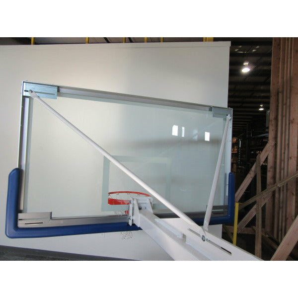 First Team Tempest Triumph-ST Portable Basketball System With Official Glass Backboard