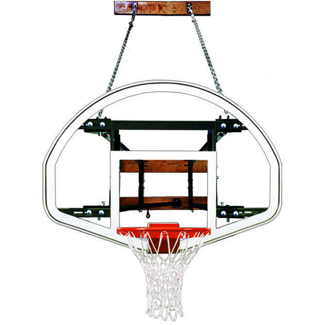 First Team FoldaMount82 Advantage Side Folding Wall Mounted Basketball System