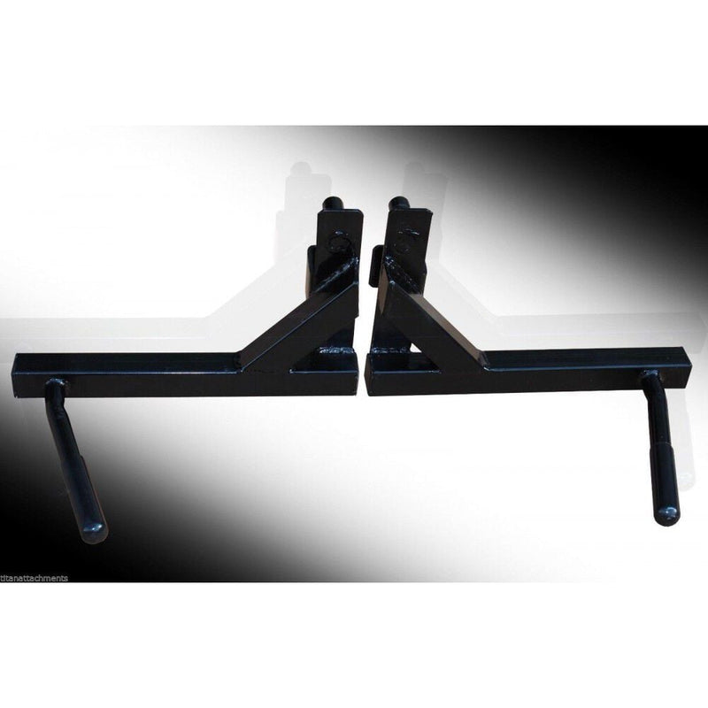 Scratch and Dent - Titan T-2 Series Dip Bar Attachment for Power Rack Strength Training Workout - FINAL SALE