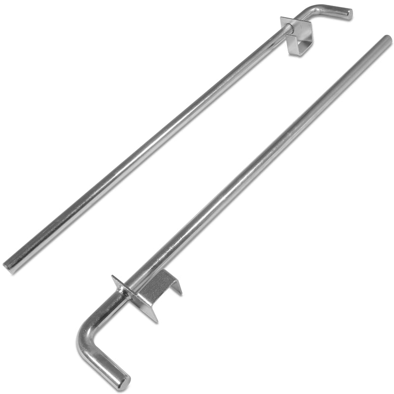 Scratch and Dent - Pair Solid Steel 24mm Safety Bars for  T-2 Series 26" 2"x2" Power Rack - FINAL SALE