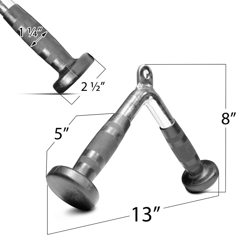 V-Shaped Cable Machine Attachment