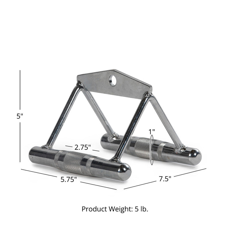 Double D-Handle Cable Machine Attachment