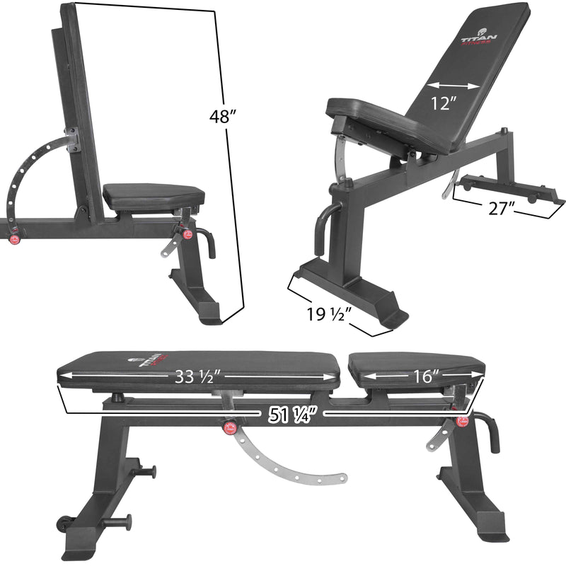 Scratch and Dent - Incline Bench 650 lb Capacity - FINAL SALE