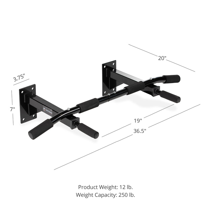 3 Position Wall-Mounted Pull-Up Bar