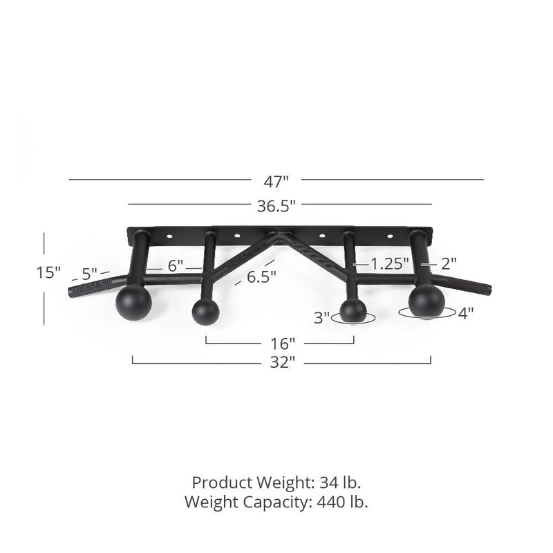 Scratch and Dent - Sphere Grip Pull-Up Bar For T-3 Power Rack - FINAL SALE