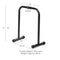 Scratch and Dent, Black Dip Station Leg Raise Bars Body Weight Parallettes