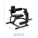 Scratch and Dent - Seated Leg Curl / Extension Machine - FINAL SALE