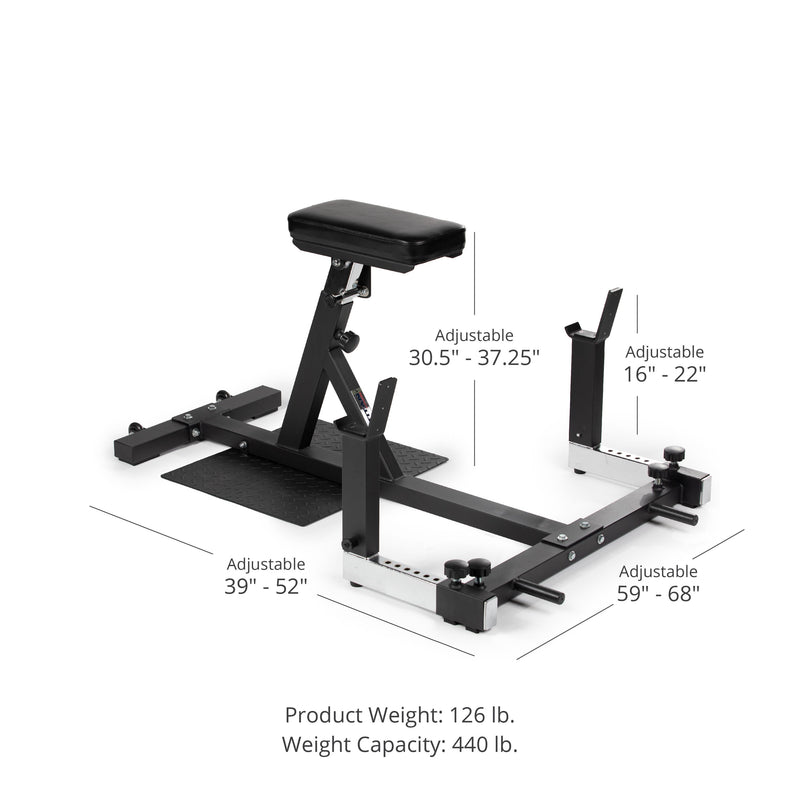 Scratch and Dent - Chest Supported Adjustable Row Bench - FINAL SALE