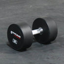 Scratch and Dent - Single 65 LB Round Urethane Dumbbell - FINAL SALE