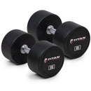 80 LB Pair Round Urethane Dumbbells