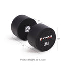 95 LB Pair Classic Round Urethane Dumbbells