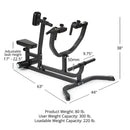 Plate-Loaded Seated Row Machine