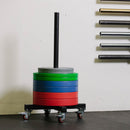 Scratch and Dent, Vertical Weight Plate Storage w/ Wheels | v2