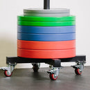 Scratch and Dent, Vertical Weight Plate Storage w/ Wheels | v2