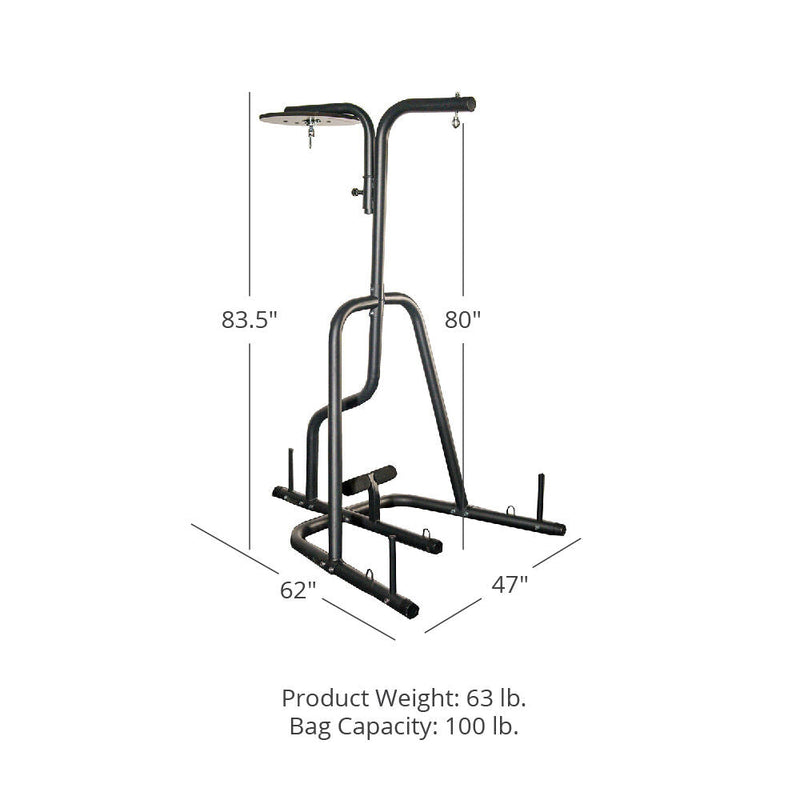 Scratch and Dent - Dual Station Boxing Stand for Speed and Heavy Bag - FINAL SALE