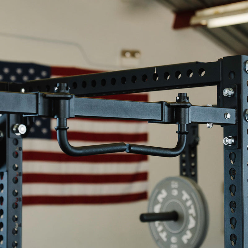 Adjustable Handle Pull Up Bar – Rack Mounted