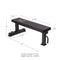 Scratch and Dent - Single Post Competition Flat Bench - FINAL SALE