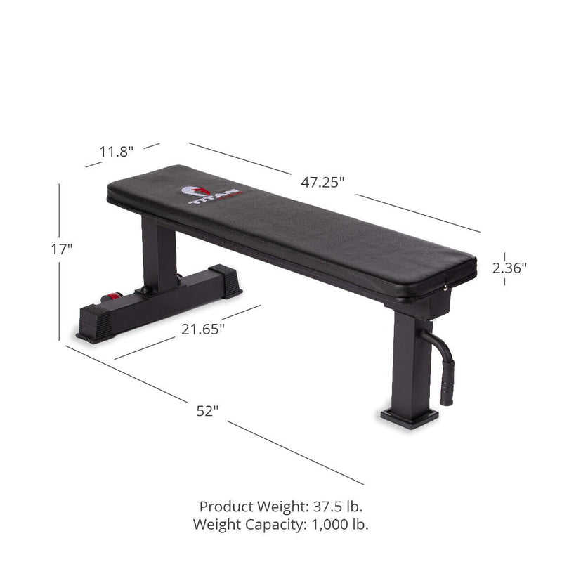 Scratch and Dent - Single Post Competition Flat Bench - FINAL SALE