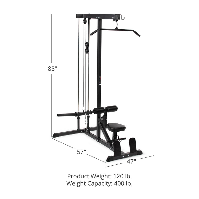 Scratch and Dent, Plate Loadable Lat Tower | v2