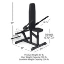 Plate-Loaded Seated Dip Machine