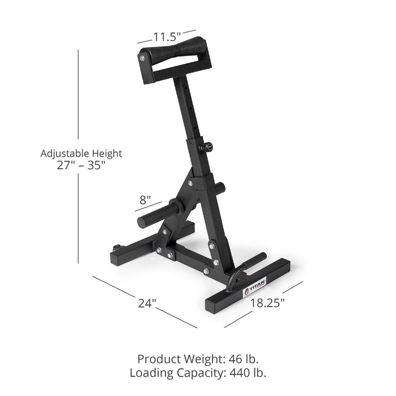 Landmine Stand With Weight Storage