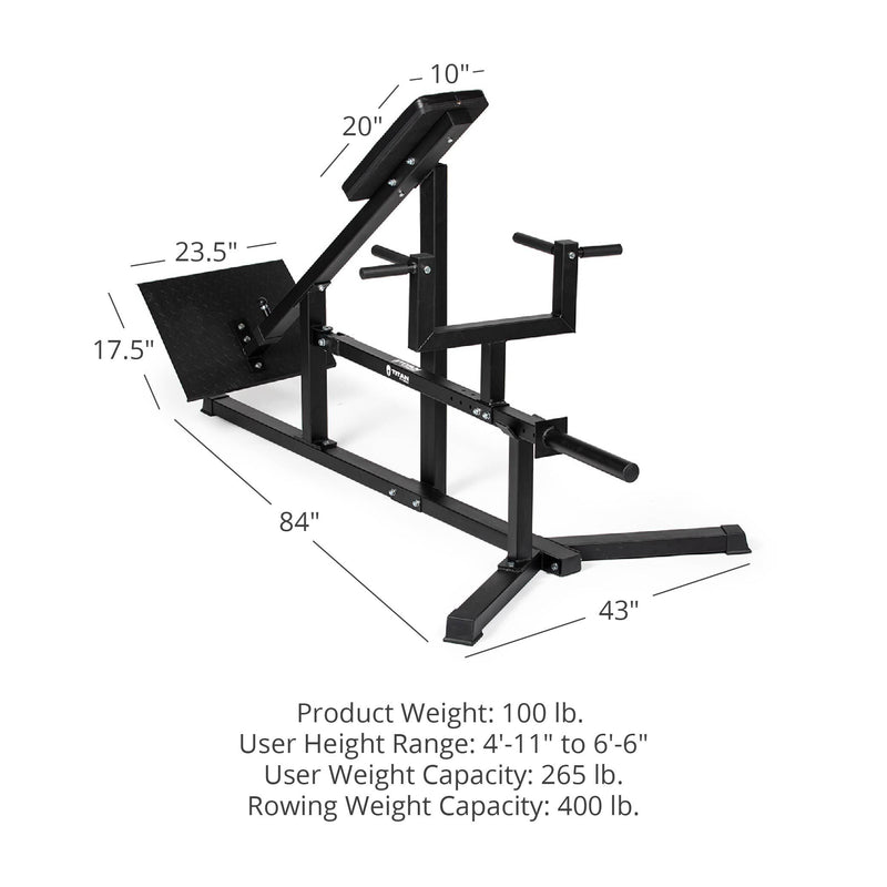 Scratch and Dent, Chest Support T-Bar Row Machine