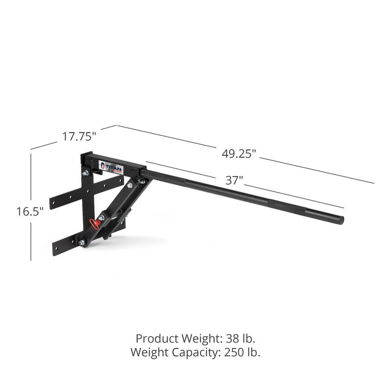 Wall-Mount Pop-Out Pull-Up Bar