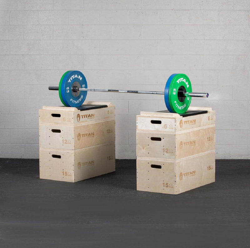 Scratch and Dent - Stackable Wood Jerk Blocks W/ Silencer Pad - FINAL SALE