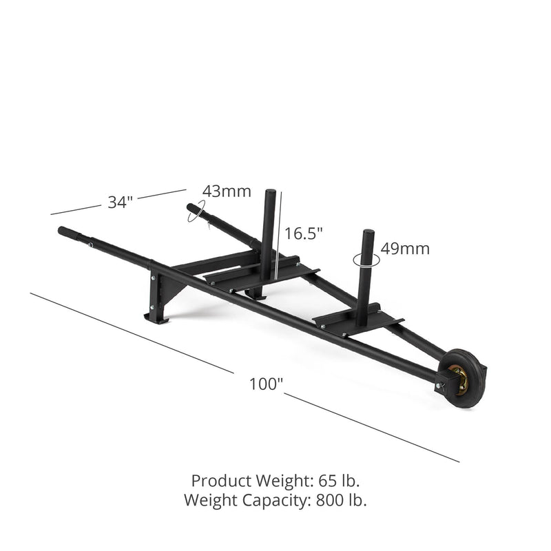 Plate Loaded Weighted Wheelbarrow