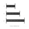 Scratch and Dent, 12" T-3 Series Space Saving Rack Side Bracings