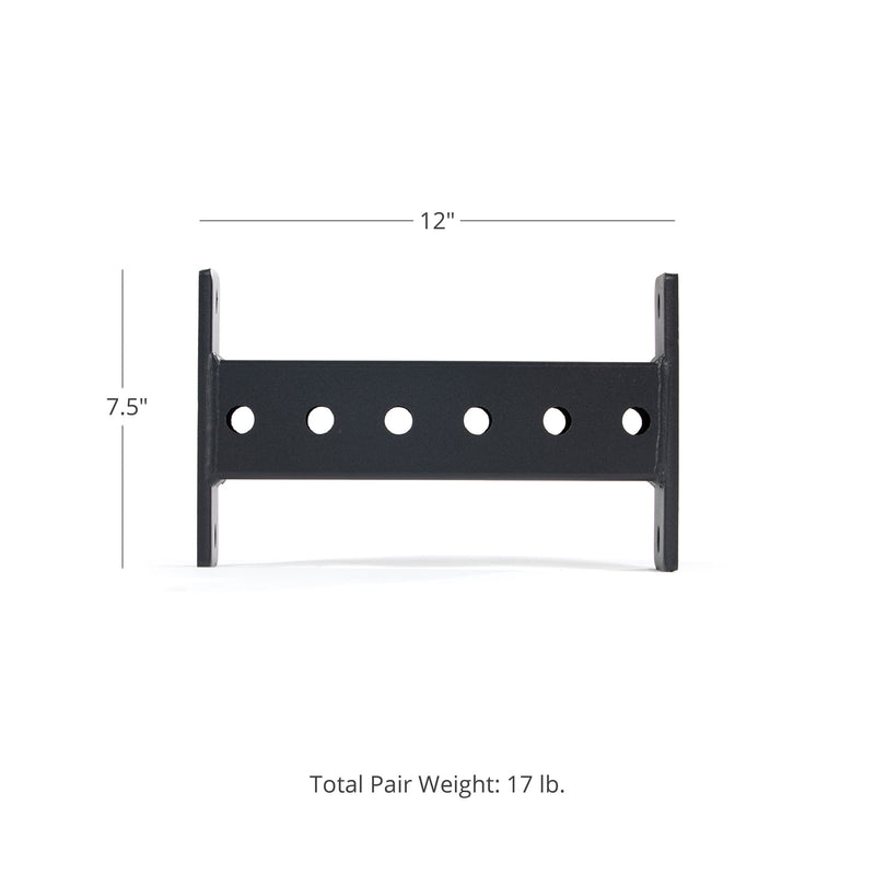 Scratch and Dent, 12-in X-3 Series Space Saving Rack Side Bracings