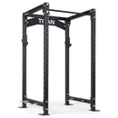 TITAN Series Power Rack | Black / Crossmember Nameplate / Sandwich J-Hooks