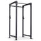 TITAN Series Power Rack | Black / 2” Fat Pull-Up Bar / Roller J-Hooks