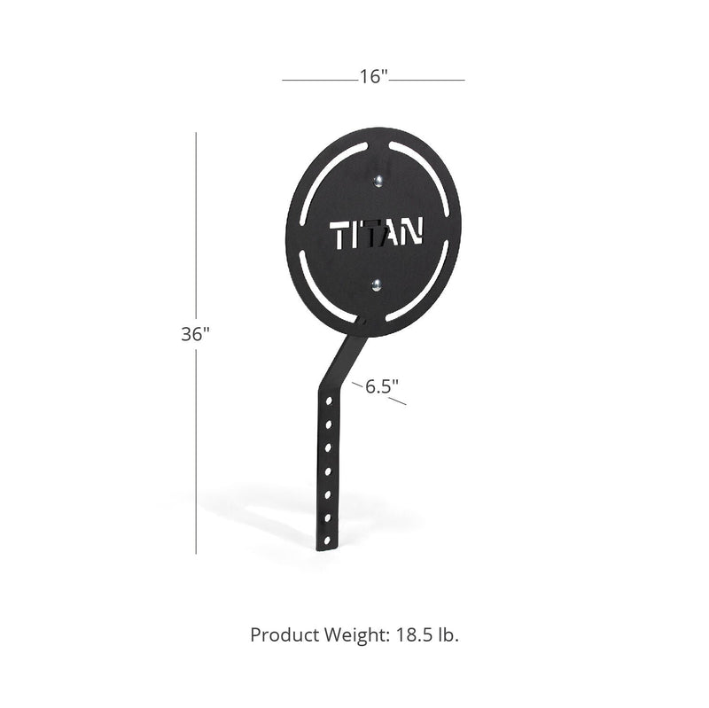 Scratch and Dent, Mounted Wall Ball Target for T-3 or X-3 Series Racks