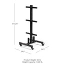 Scratch and Dent - Portable Plate and Barbell Storage Tree - FINAL SALE