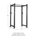 X-3 Series Bolt Down Power Rack 80" 36"