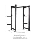 X-3 Series Bolt Down Power Rack 80" 36"