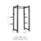 X-3 Series Bolt Down Power Rack 90" 36"