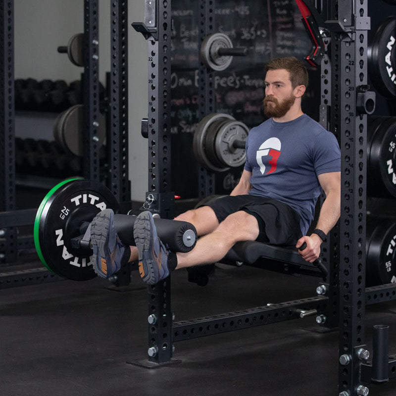 TITAN Series Rack Mounted Leg Curl and Extension