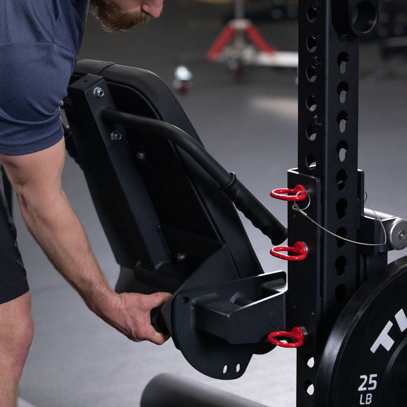 TITAN Series Rack Mounted Leg Curl and Extension