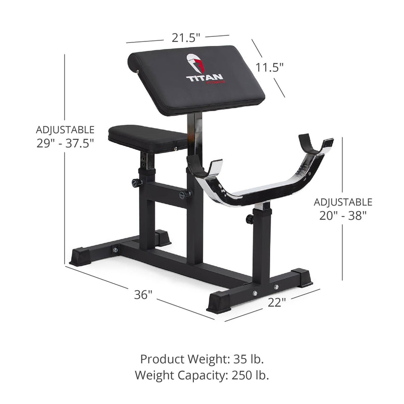 Scratch and Dent, Preacher Curl Station