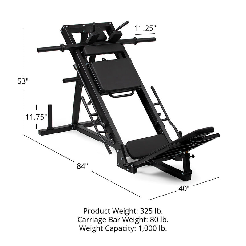 Leg Press Hack Squat Machine