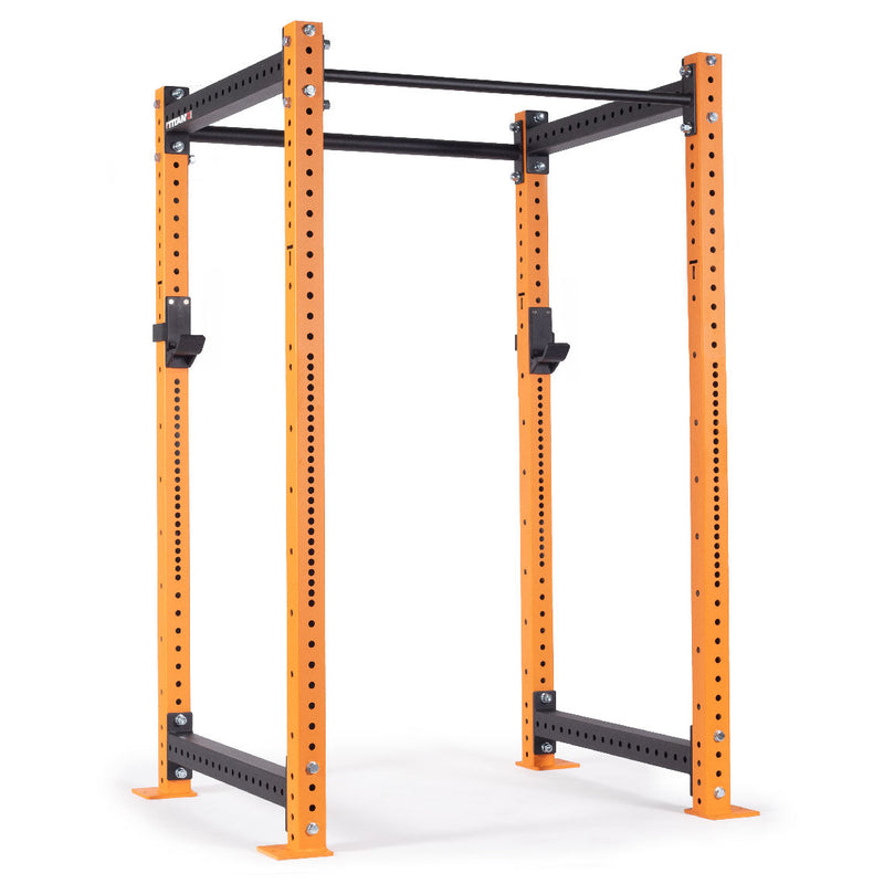 X-3 Series Bolt-Down Power Rack | Orange / No Weight Plate Holders