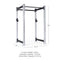 X-3 Series Bolt Down Power Rack 80" 36"