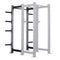 X-3 Series Bolt Down Extension Kit - Rack Color: Silver - Rack Height: 80" - Extension Depth: 24" | Silver / 80" / 24"