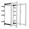 X-3 Series Bolt Down Extension Kit - Rack Color: White - Rack Height: 80" - Extension Depth: 36" | White / 80" / 36"