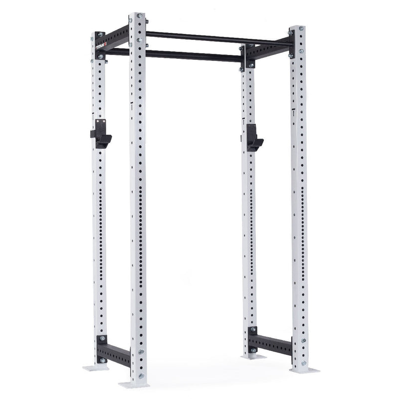 X-3 Series Bolt-Down Power Rack | White / No Weight Plate Holders