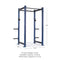 X-3 Series Bolt Down Power Rack 90" 36"